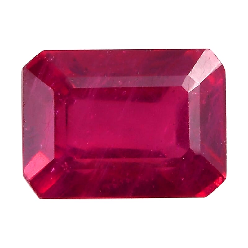 Niassa Ruby (FF) (Oct 7x5mm) 1.45 ctw Loose Gemstone