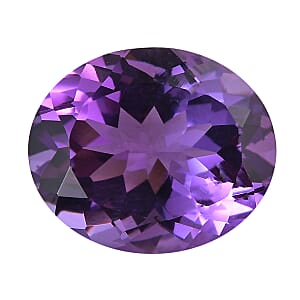 Premium Mashamba Amethyst (Ovl 12x10mm) 3.80 ctw Loose Gemstone