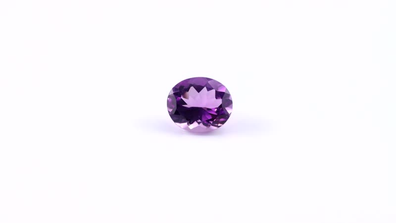 Premium Mashamba Amethyst (Ovl 12x10mm) 3.80 ctw Loose Gemstone