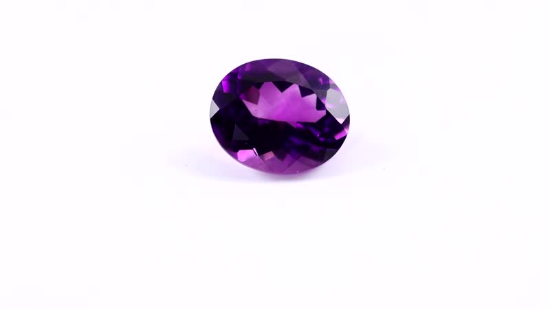 Premium Mashamba Amethyst (Ovl 11x9mm) 2.89 ctw Loose Gemstone