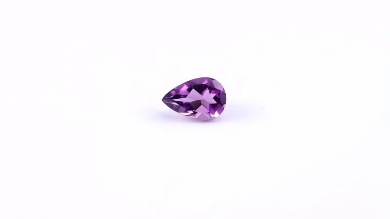 Premium Mashamba Amethyst (Pear 9x6mm) 1.00 ctw Loose Gemstone
