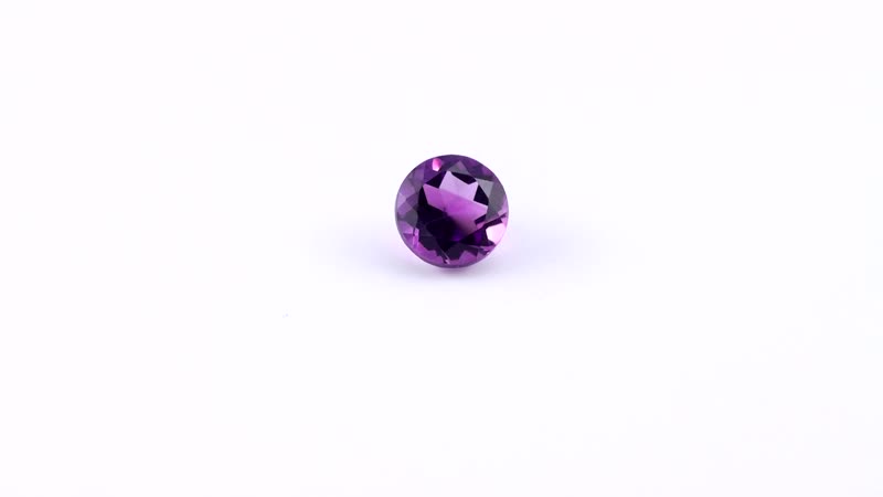 AAA Mashamba Amethyst (Rnd 7mm) 1.05 ctw Loose Gemstone