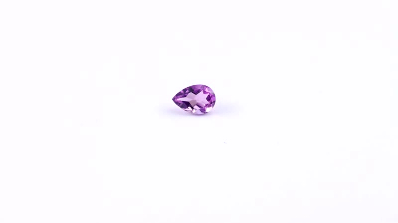 Premium Mashamba Amethyst (Pear 6x4mm) 0.25 ctw Loose Gemstone