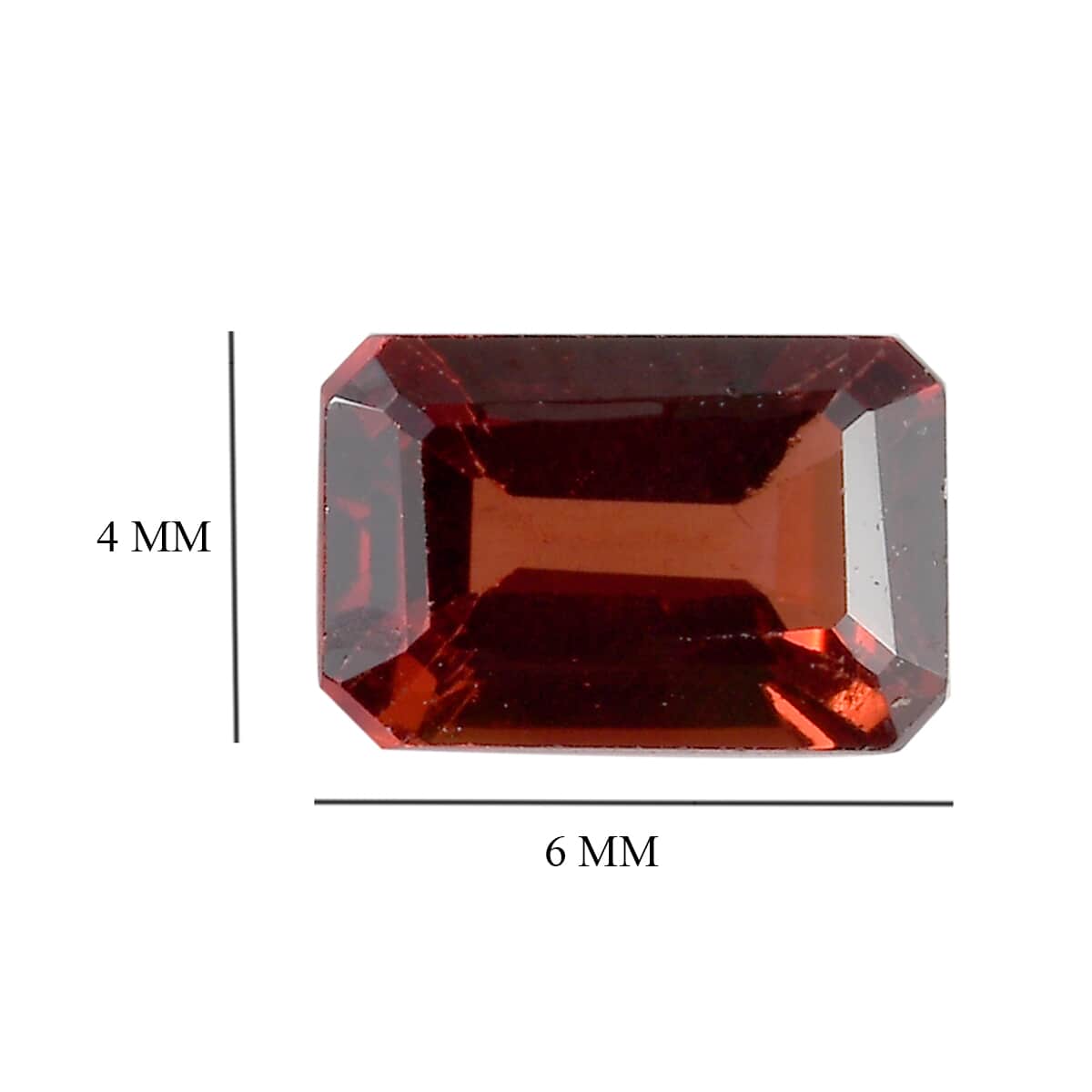 Mozambique Garnet Set of 4 (Oct 6x4mm) 2.75 ctw Loose Gemstone image number 4