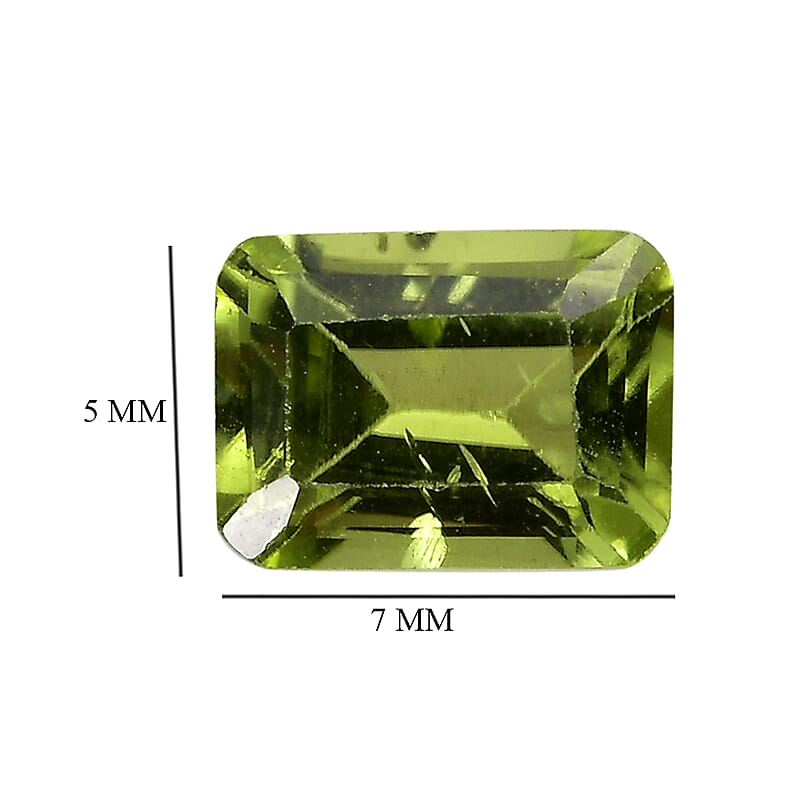 Peridot Set of 4 (Oct 7x5mm) 3.23 ctw Loose Gemstone