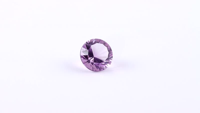 Rose De France Amethyst (Rnd 12mm) 5.20 ctw Loose Gemstone