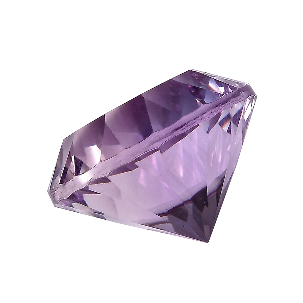 Rose De France Amethyst (Rnd 12mm) 5.20 ctw Loose Gemstone image number 2