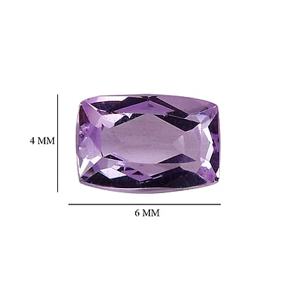 Rose De France Amethyst Set of 8 (Cush 6x4mm) 4.01 ctw Loose Gemstone