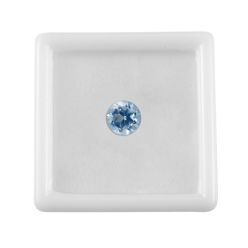 Premium Sky Blue Topaz (Rnd 7mm) 1.25 ctw Loose Gemstone