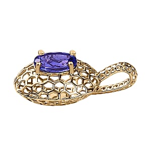 Luxoro Mirage Collection AAA Tanzanite 1.15 ctw Pendant without Chain in 10K Yellow Gold