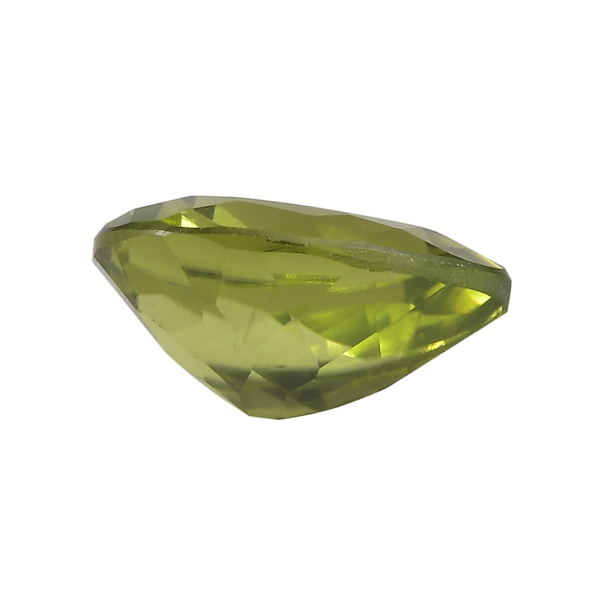 Premium Peridot (Pear 9x7mm) 1.45 ctw Loose Gemstone image number 2