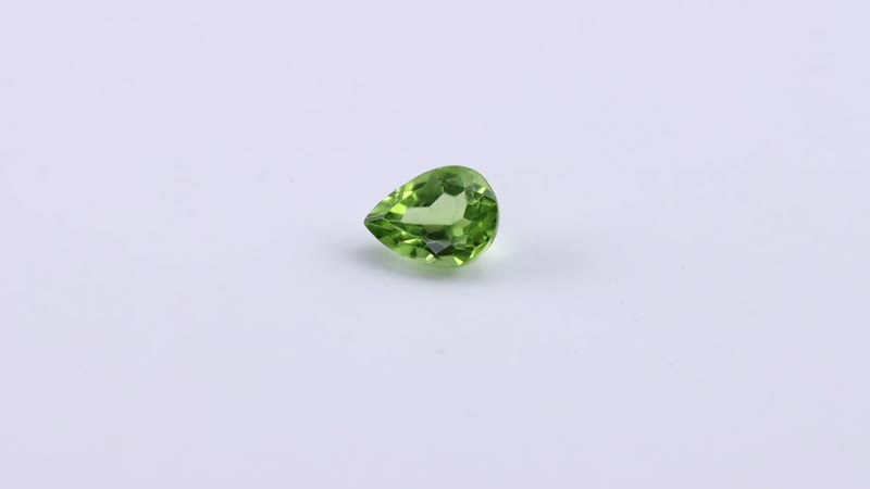 Peridot (Pear 9x7mm) 1.48 ctw Loose Gemstone