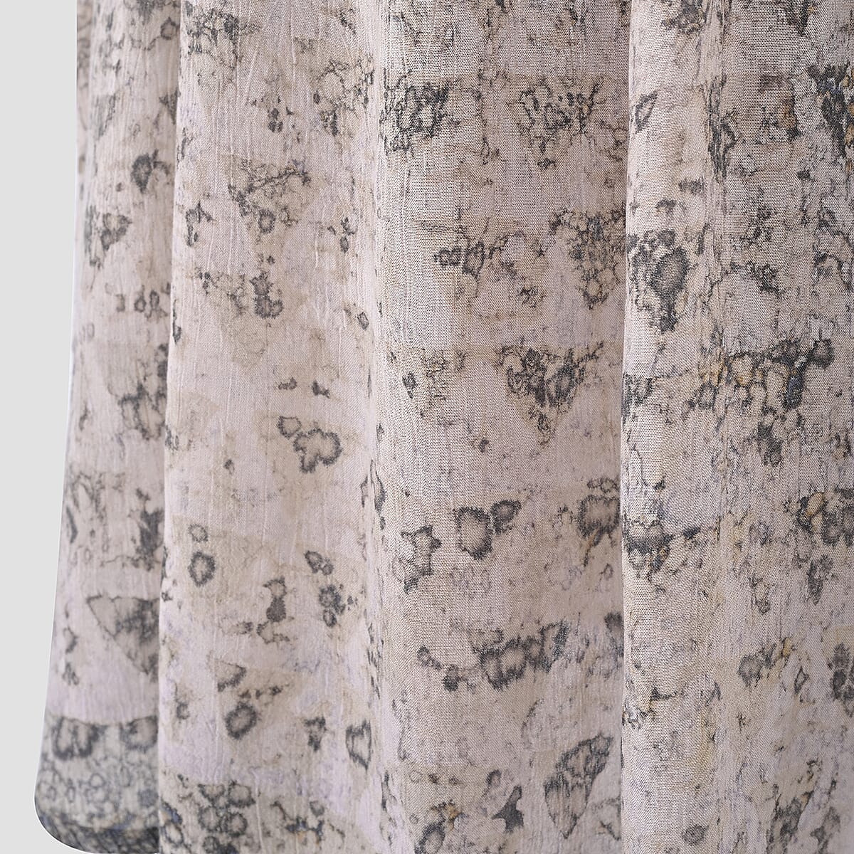 TAMSY Tan Smocked Sleeveless Dress with Kimono Twinset - One Size Fits Most image number 7
