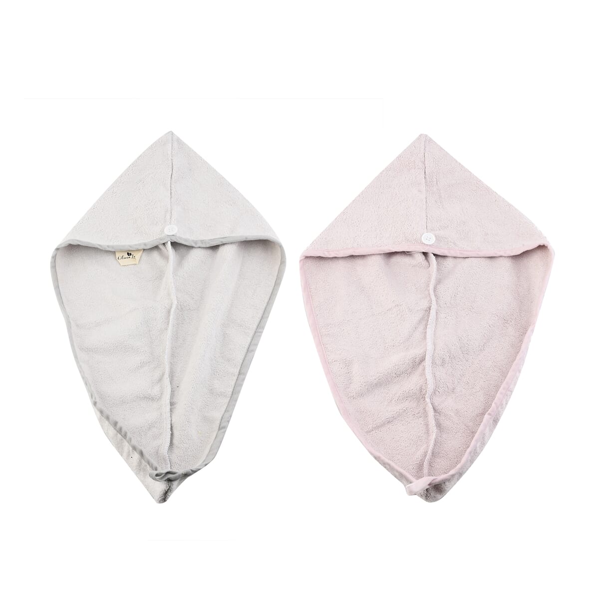 Closeout OliviaLayne 2 Pack Gray & Mauve Head Wrap Set image number 0