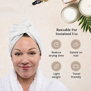 Closeout OliviaLayne 2 Pack Gray & Mauve Head Wrap Set