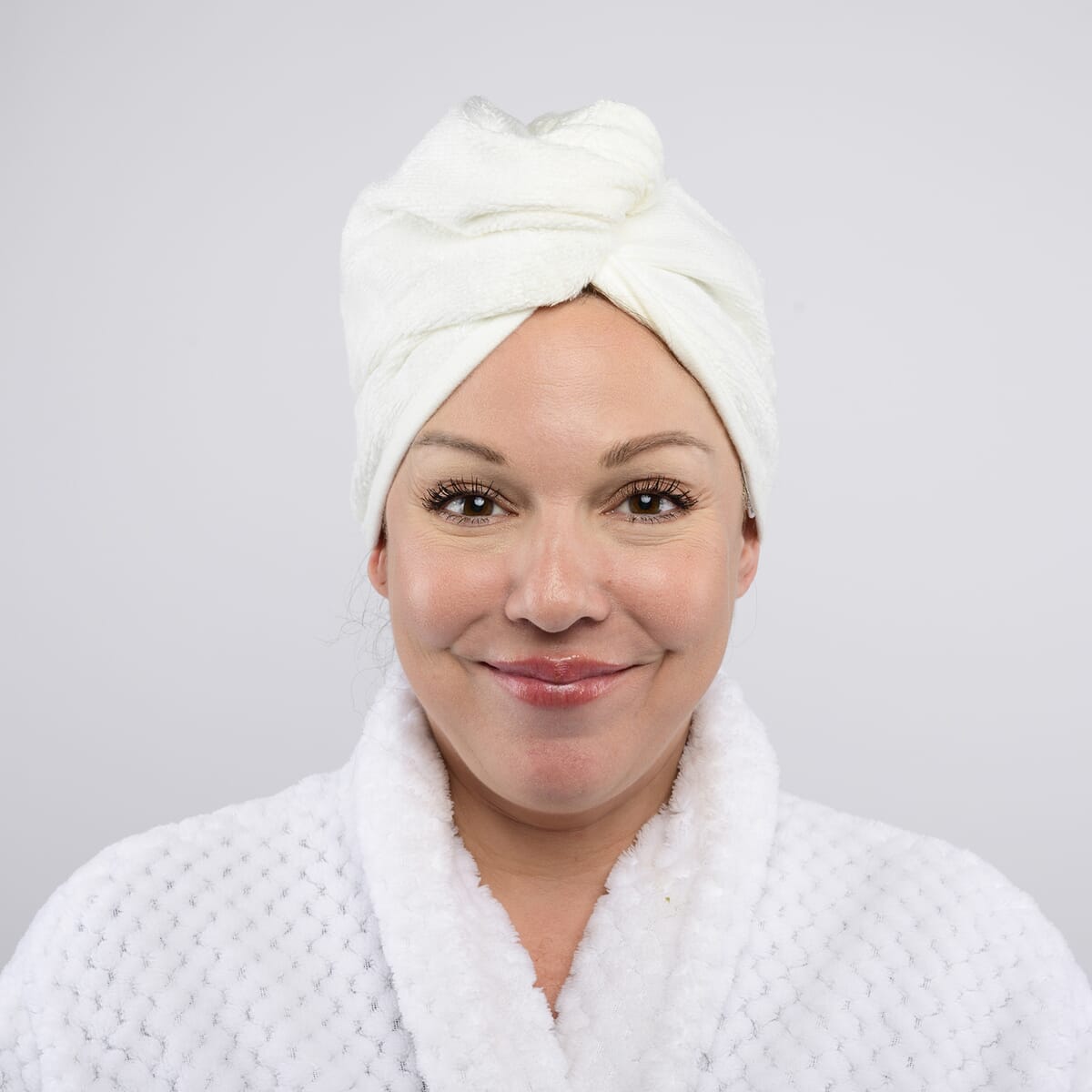 Value Buy Closeout OliviaLayne 2 Pack Pink & Beige Head Wrap Set image number 2
