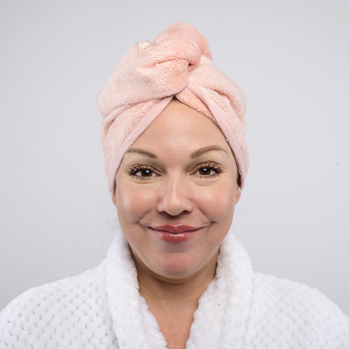 Value Buy Closeout OliviaLayne 2 Pack Pink & Beige Head Wrap Set image number 4