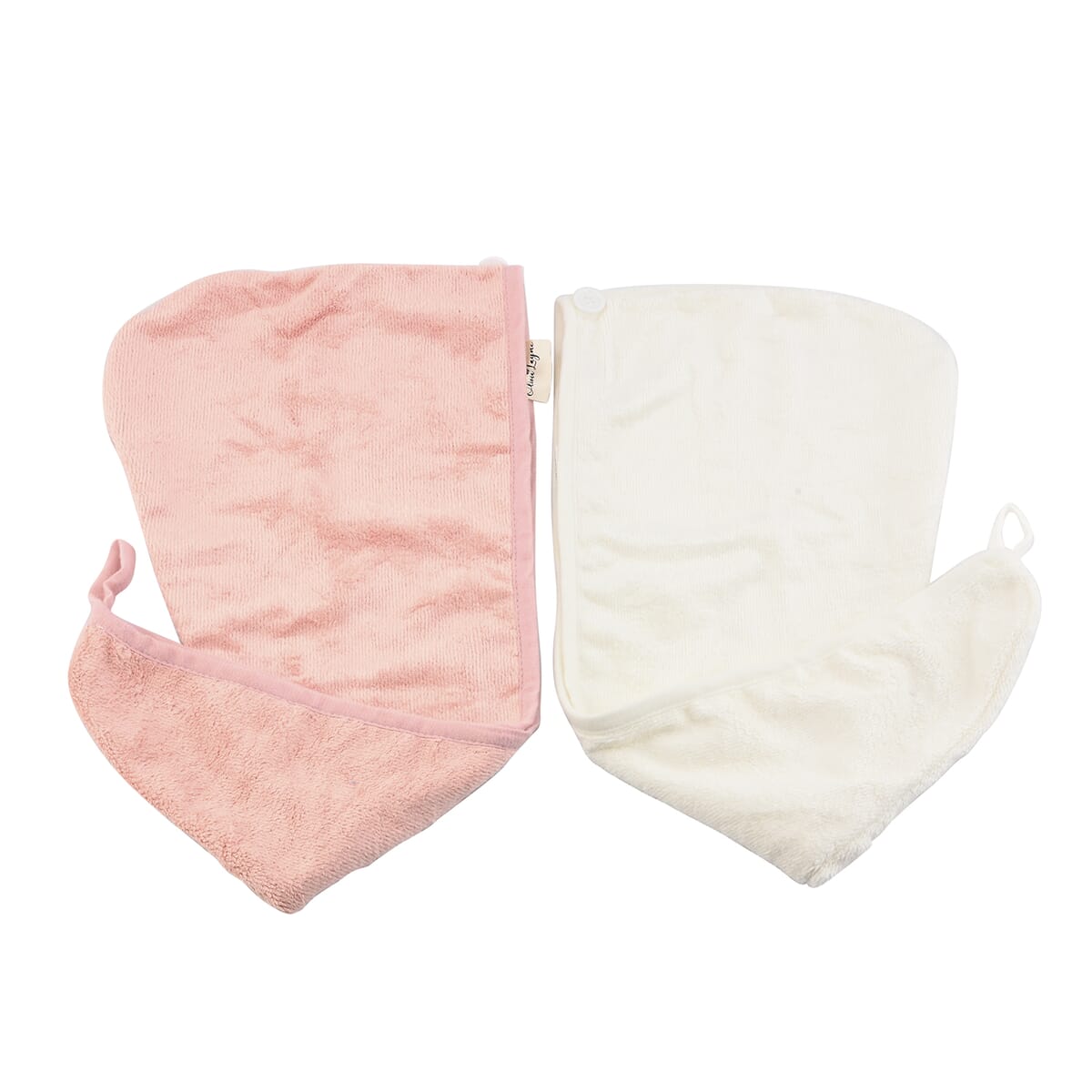 Value Buy Closeout OliviaLayne 2 Pack Pink & Beige Head Wrap Set image number 5