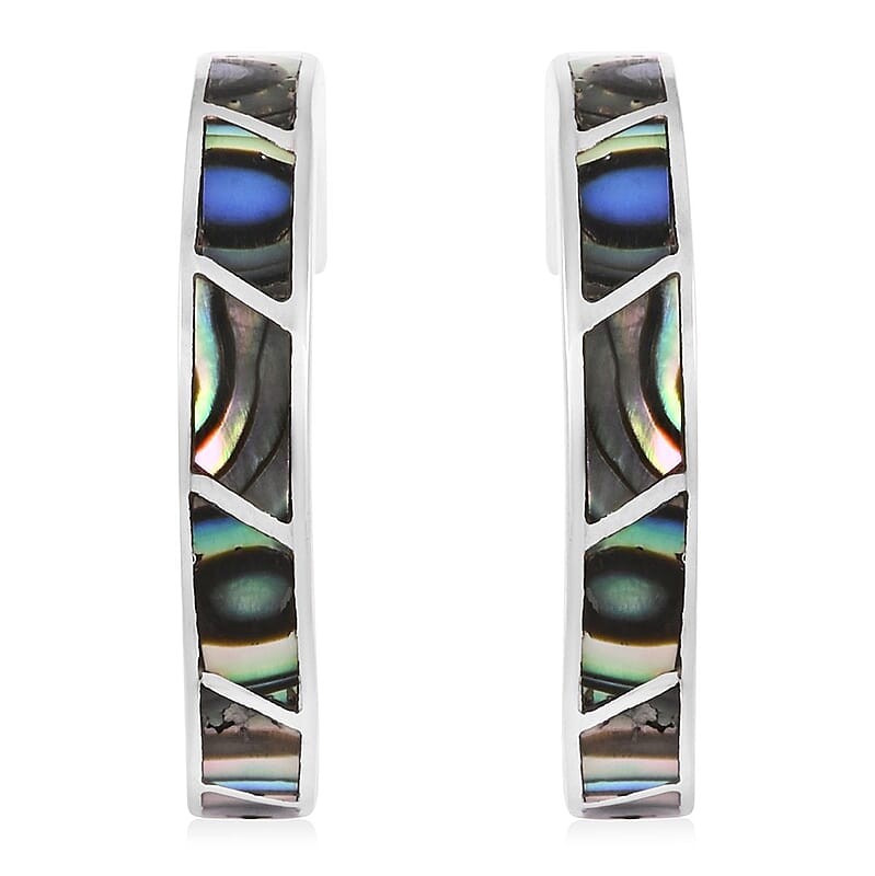 Peruvian Artistry Multi Gemstone 1.15 ctw Carola Avalon Earrings in Sterling Silver