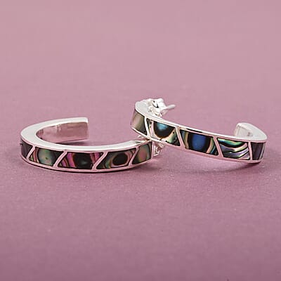 Peruvian Artistry Multi Gemstone 1.15 ctw Carola Avalon Earrings in Sterling Silver