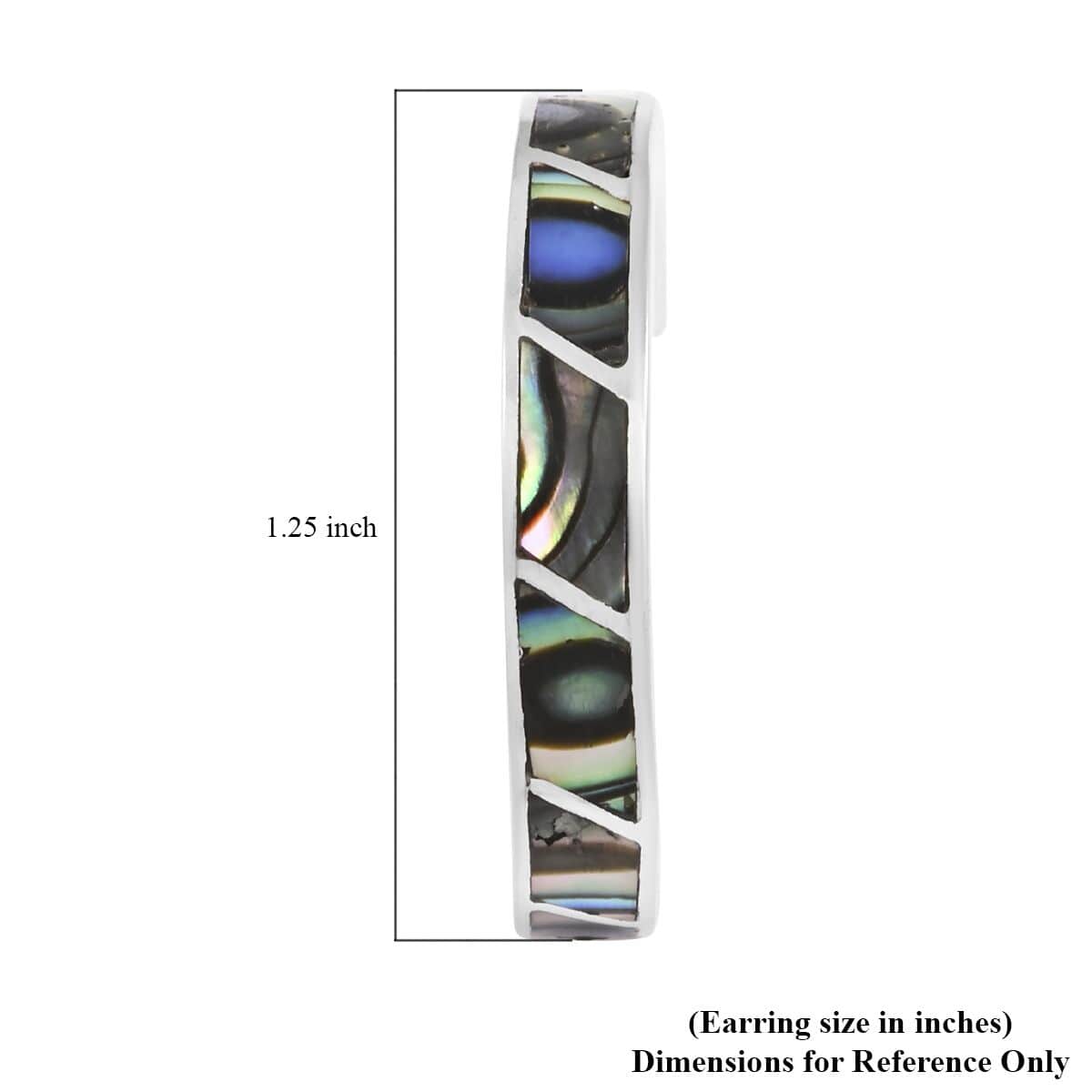 Peruvian Artistry Multi Gemstone 1.15 ctw Carola Avalon Earrings in Sterling Silver image number 4