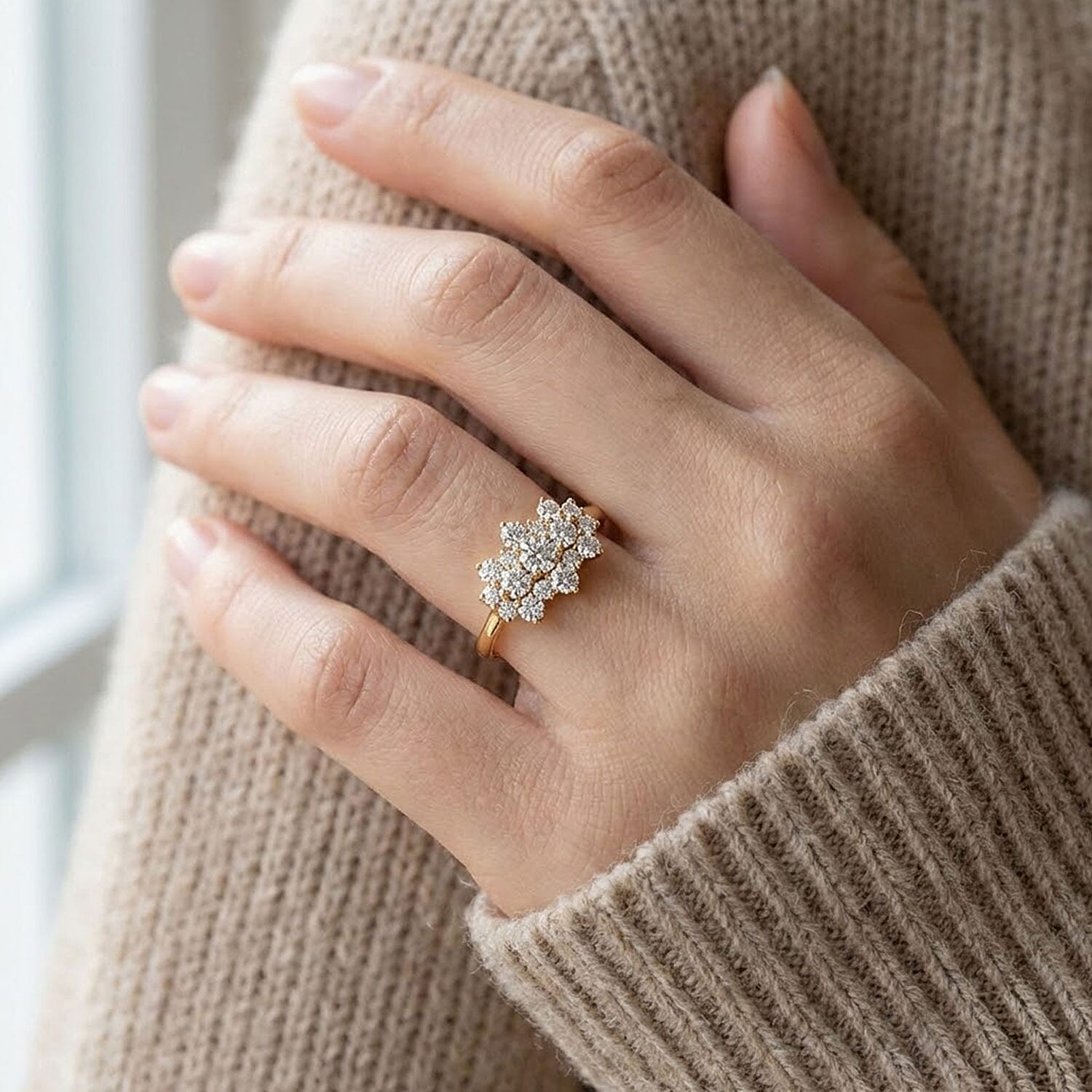 Yellow Gold Over Sterling Silver / 10 - Product card gallery slide 2 (10145891909915)