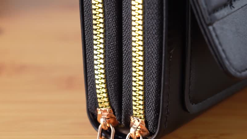 Black Faux Leather Crossbody Bag (7.87"x1.97"x4.72") with Adjustable Shoulder Strap