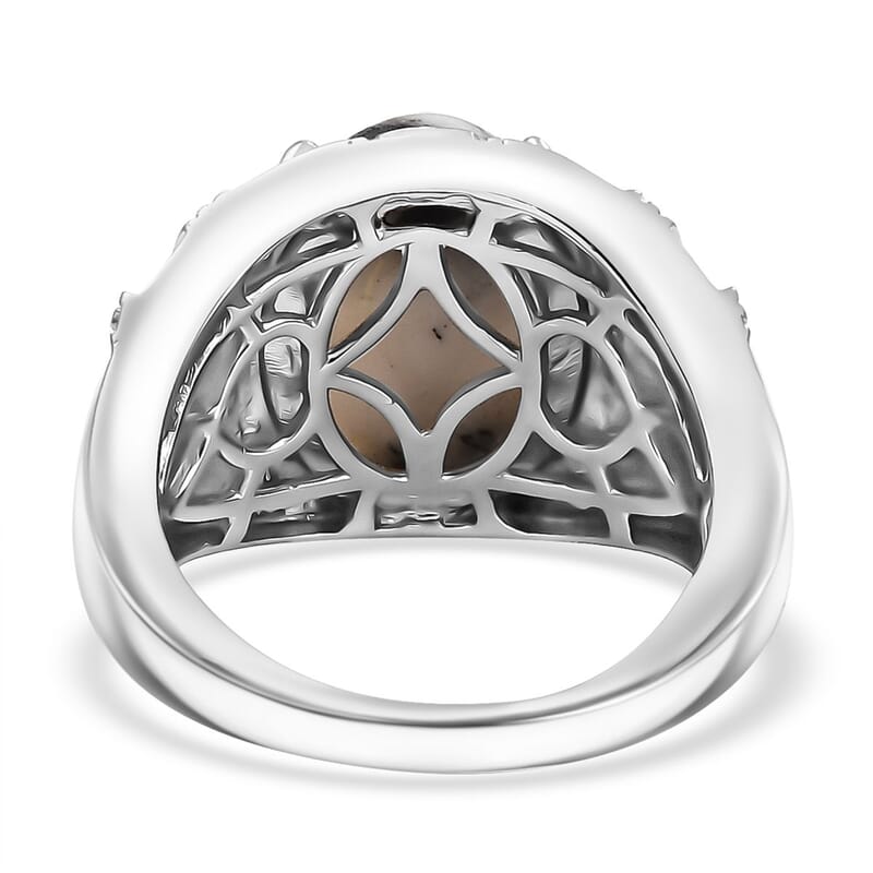 Karis White Buffalo 6.50 ctw Ring in Platinum Bond (Size 10.0)