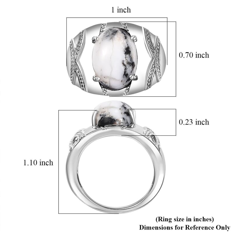 Karis White Buffalo 6.50 ctw Ring in Platinum Bond (Size 10.0)