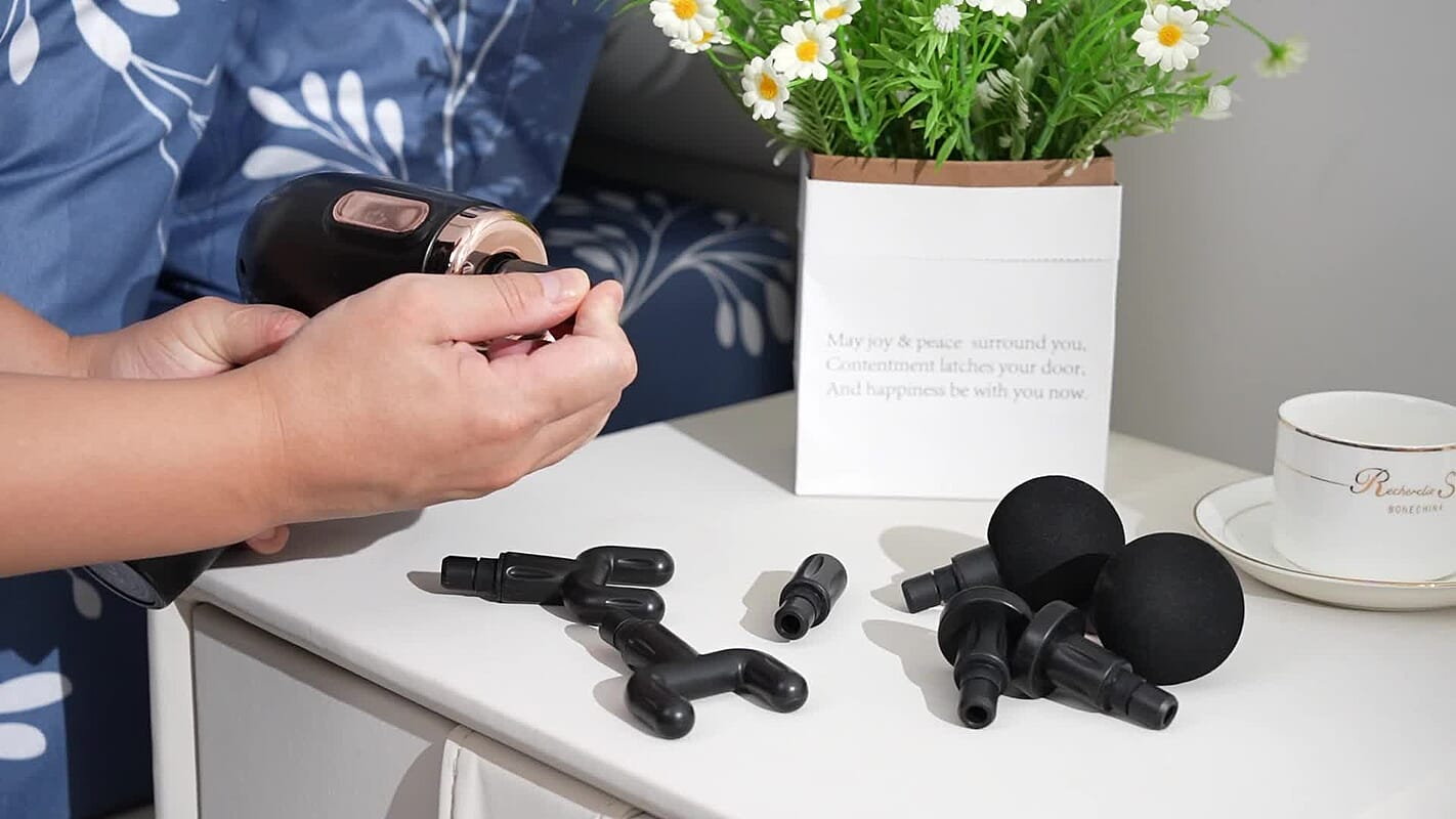 Soulsmart Double-headed Double-sided Display Massager Gun
