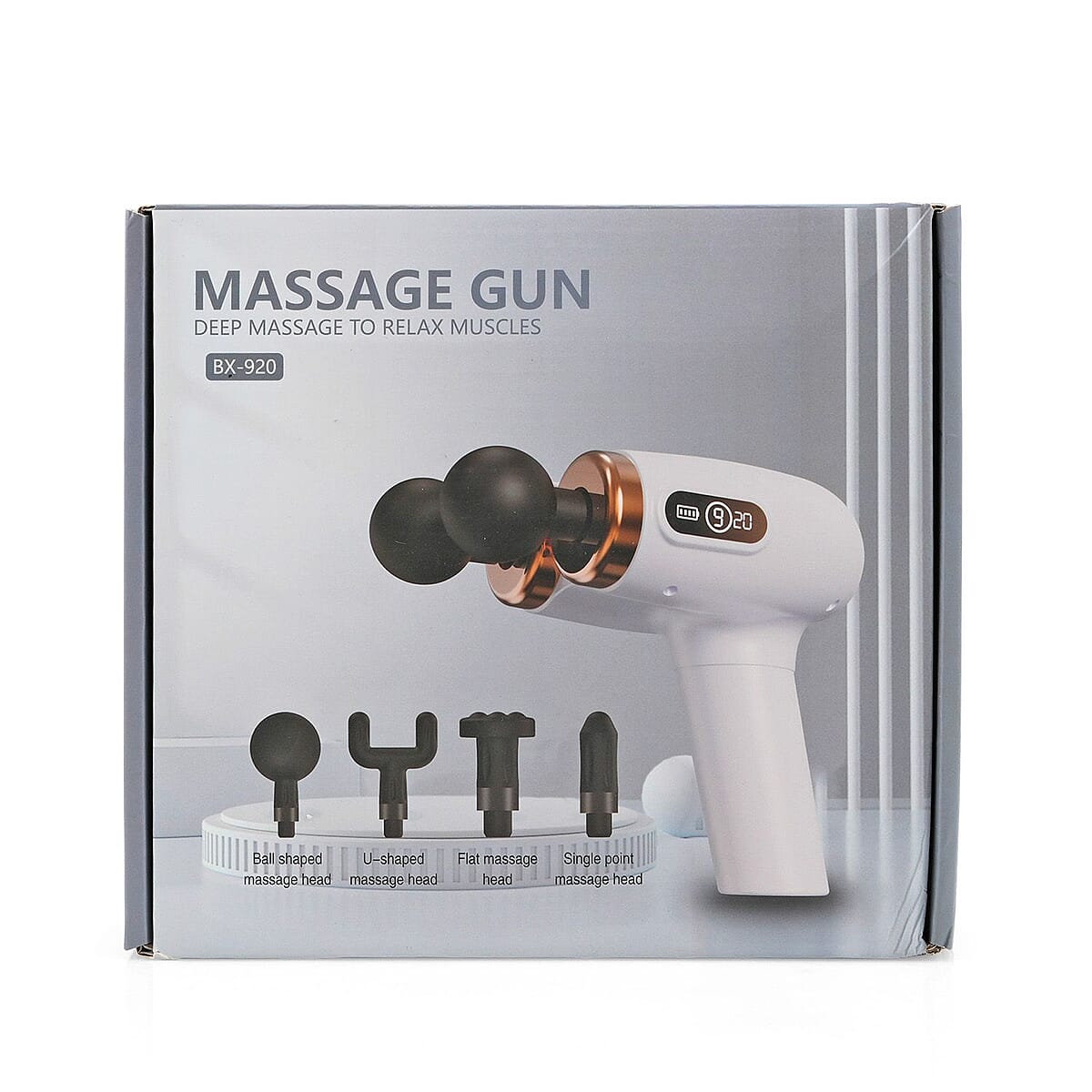 Soulsmart Double-headed Double-sided Display Massager Gun image number 8
