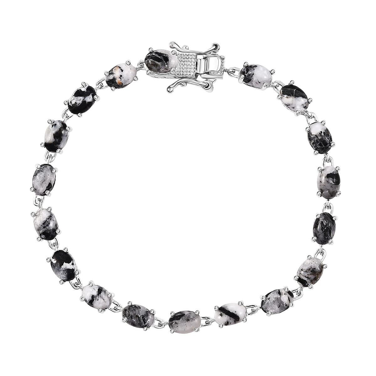 Karis White Buffalo 10.10 ctw Bracelet in Platinum Bond (6.50 In) image number 0