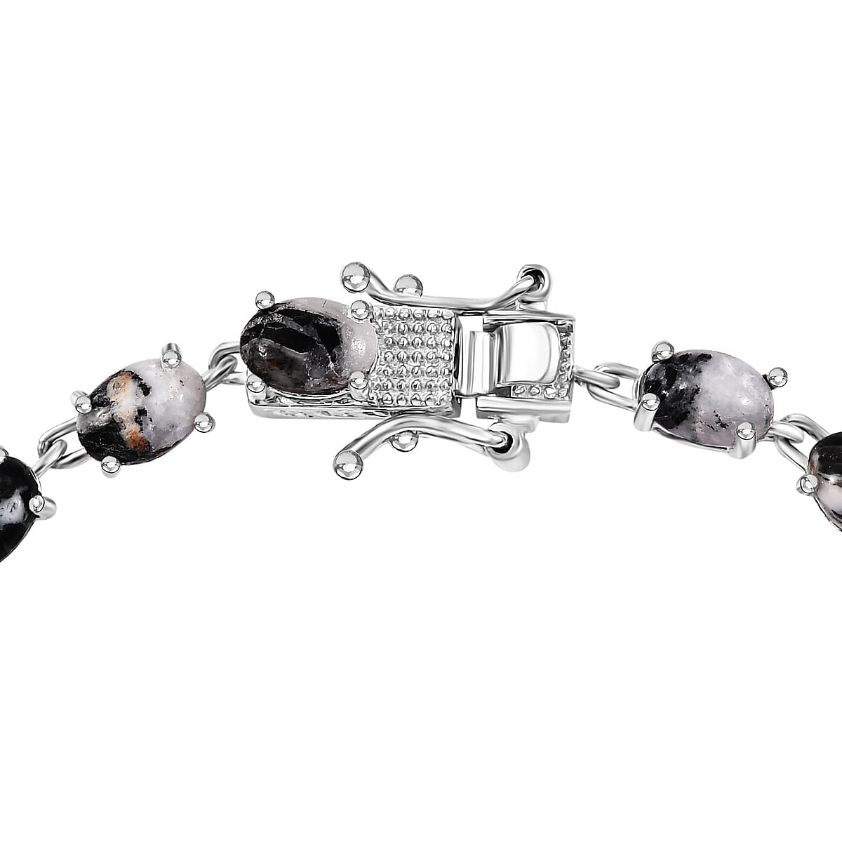 Karis White Buffalo 10.10 ctw Bracelet in Platinum Bond (6.50 In) image number 3