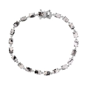 Karis White Buffalo 11.00 ctw Link Bracelet in Platinum Bond (7.25 In)