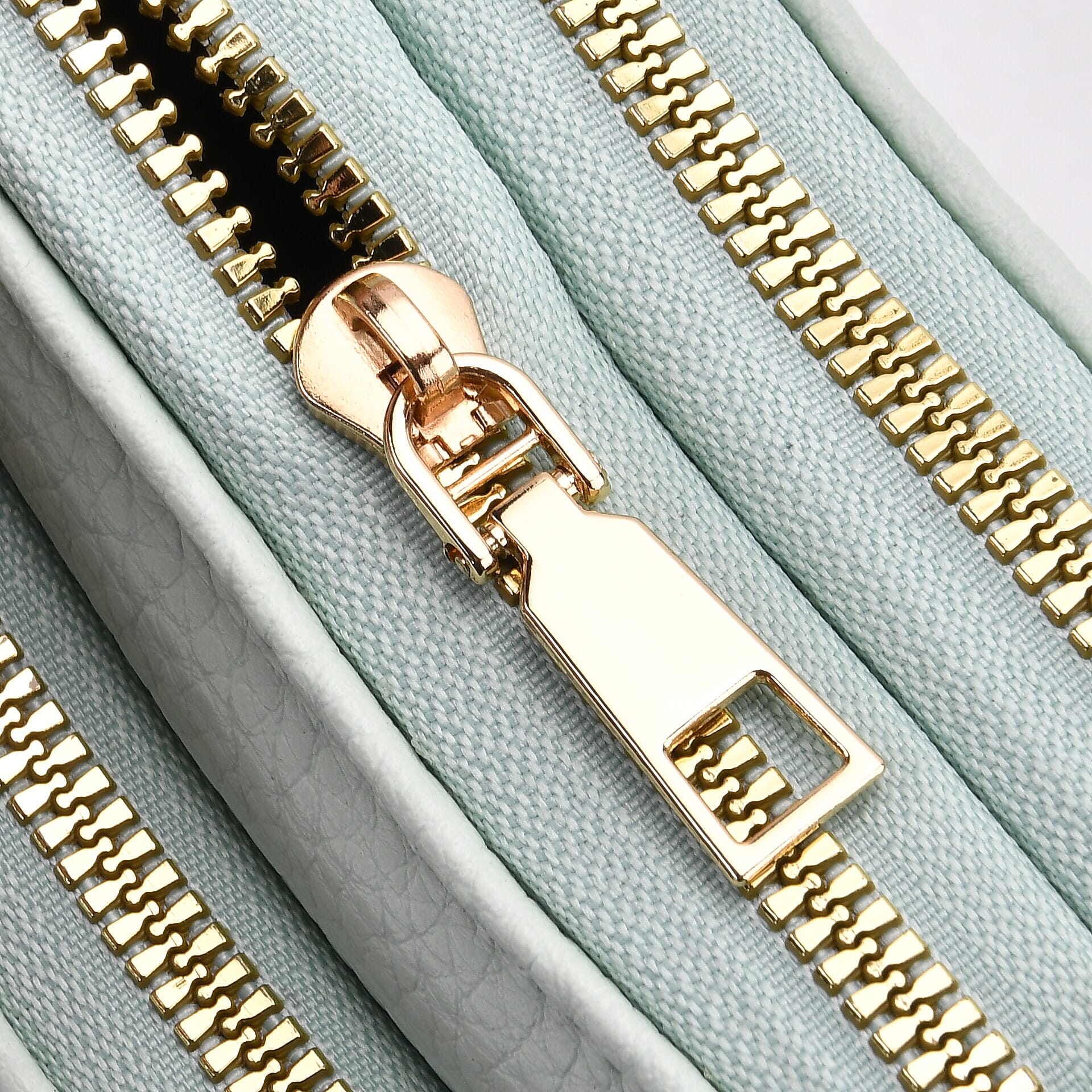 Mint Green Heart Shape Faux Leather Crossbody Bag with Adjustable Shoulder Strap