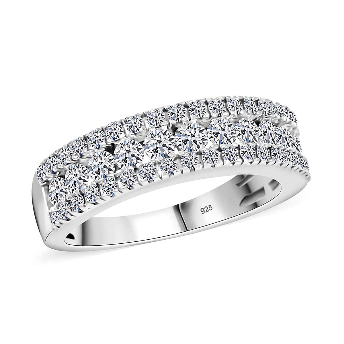 Luxuriant Lab Grown Diamond G, VS 1.00 ctw Ring in Sterling Silver (Size 7.0)  image number 0