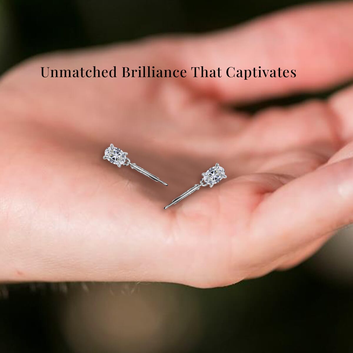 SGL Certified Luxuriant Lab Grown Diamond E-F VS 1.00 ctw Lever Back Earrings in 950 Platinum image number 4