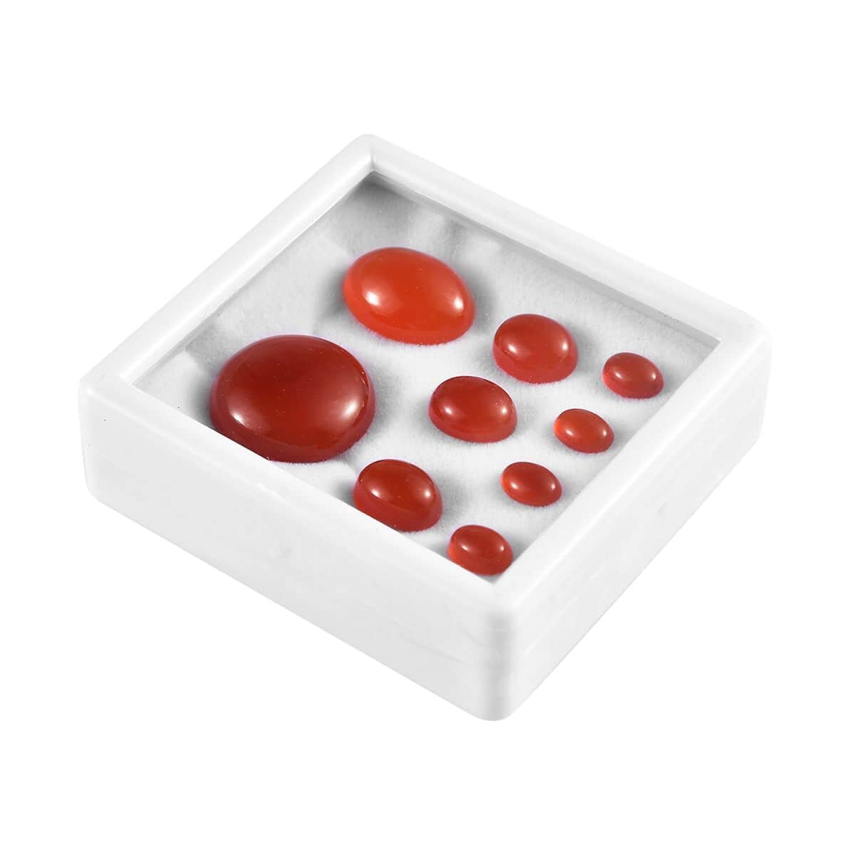 Red Agate Assorted Box (Mix Mix Size) 50.00 ctw image number 1