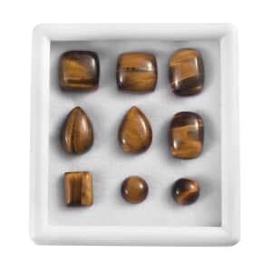 Tiger's Eye Assorted Box (Mix Mix mm) 50.00 ctw