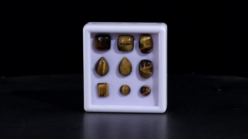Tiger's Eye Assorted Box (Mix Mix mm) 50.00 ctw
