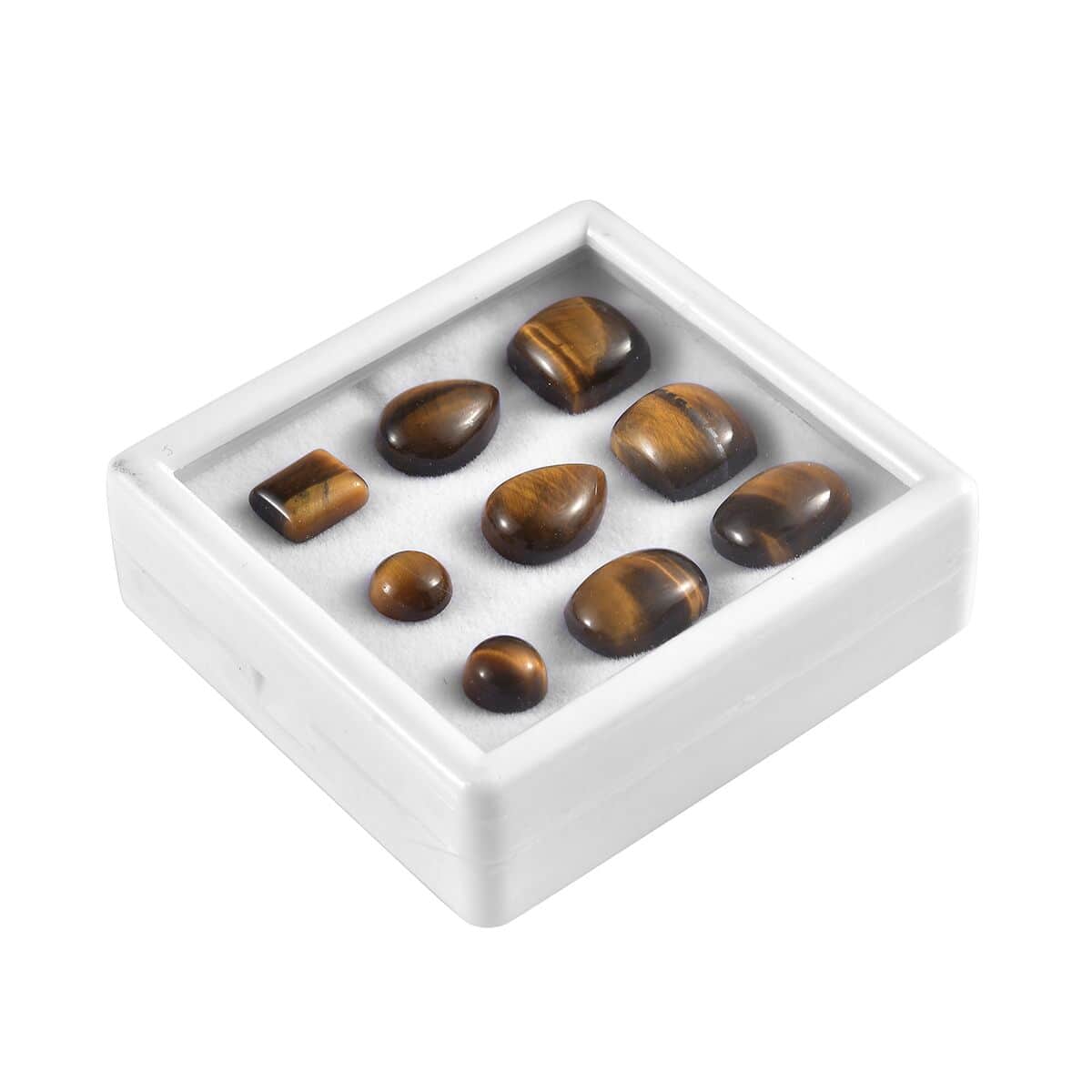 Tiger's Eye Assorted Box (Mix Mix mm) 50.00 ctw image number 1