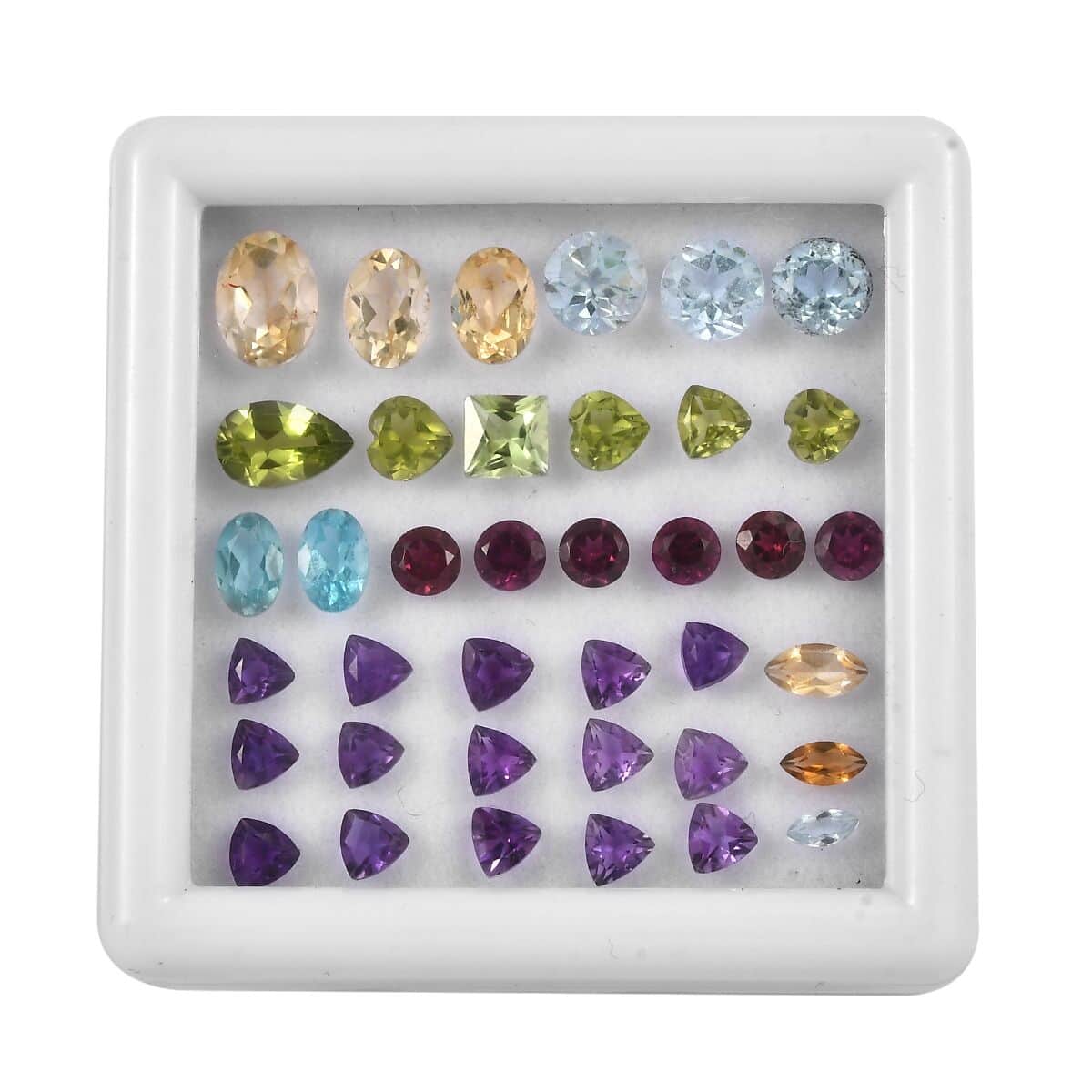 Multi Gemstone Assorted Box (Mix Mix mm) 15.00 ctw image number 0