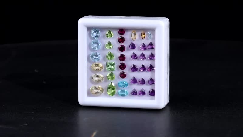 Multi Gemstone Assorted Box (Mix Mix mm) 15.00 ctw
