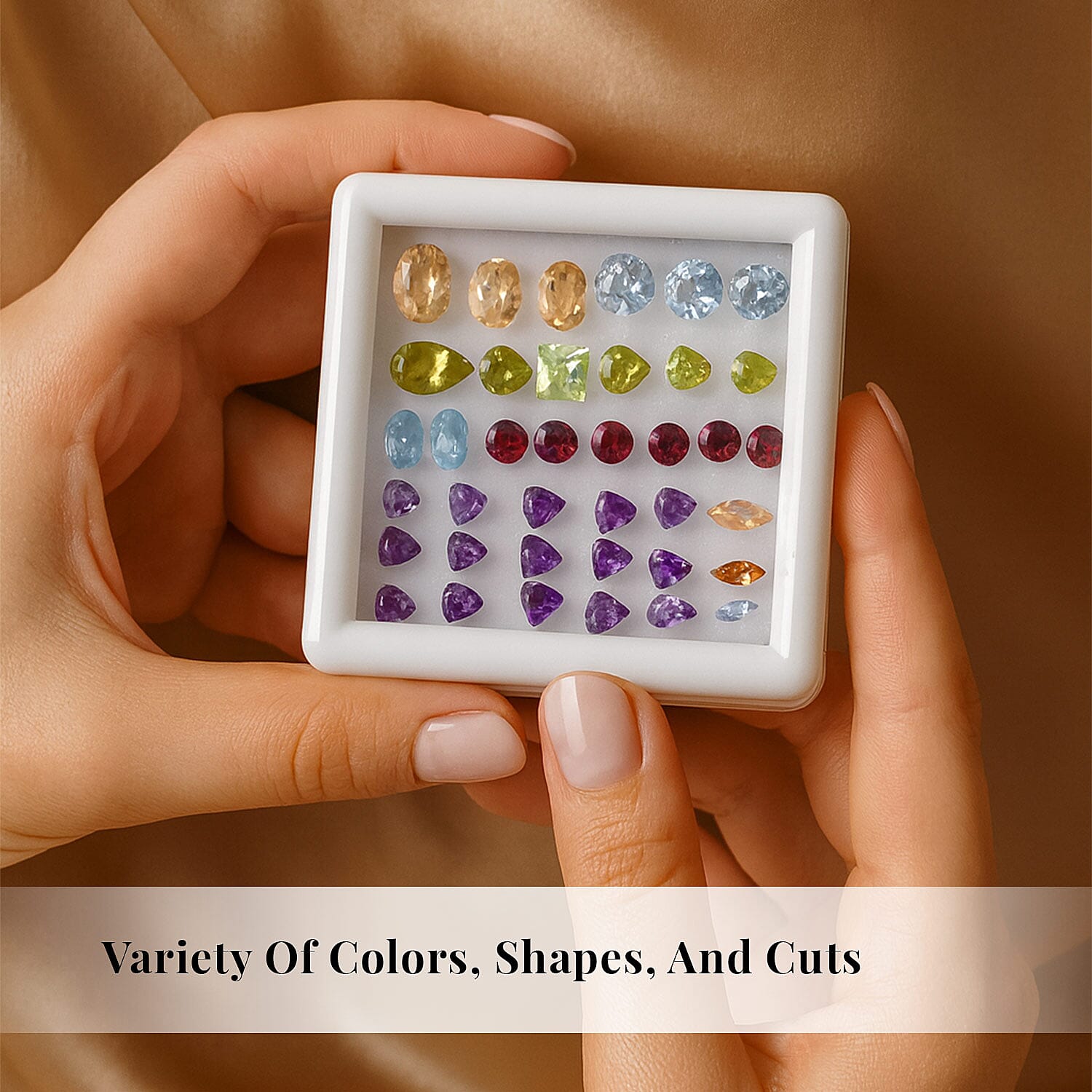 Buy Multi Gemstone Assorted Box (Mix Mix mm) 15.00 ctw at ShopLC.