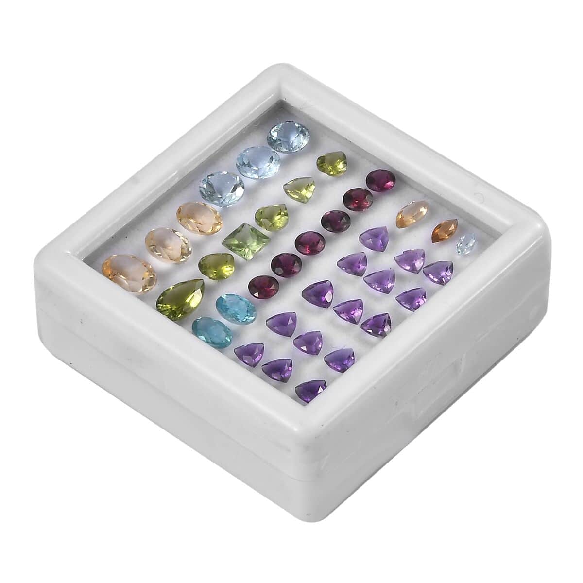 Multi Gemstone Assorted Box (Mix Mix mm) 15.00 ctw image number 1