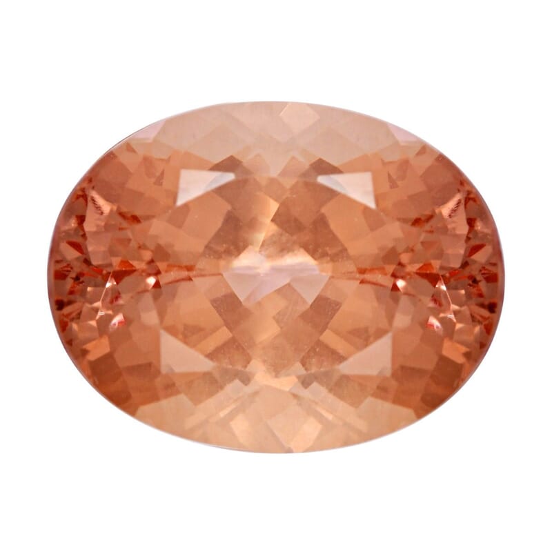 Certified and Appraised AAAA Marropino Morganite (Ovl 18x13 mm) 11.00 ctw