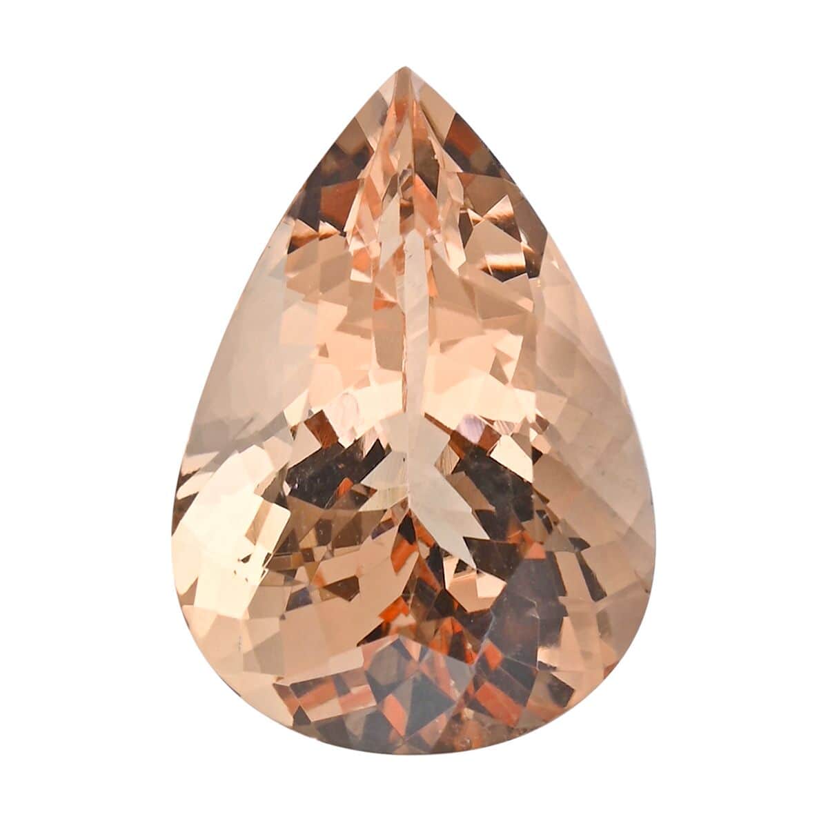 AAAA Marropino Morganite (Pear 18x12 mm) 9.00 ctw image number 0