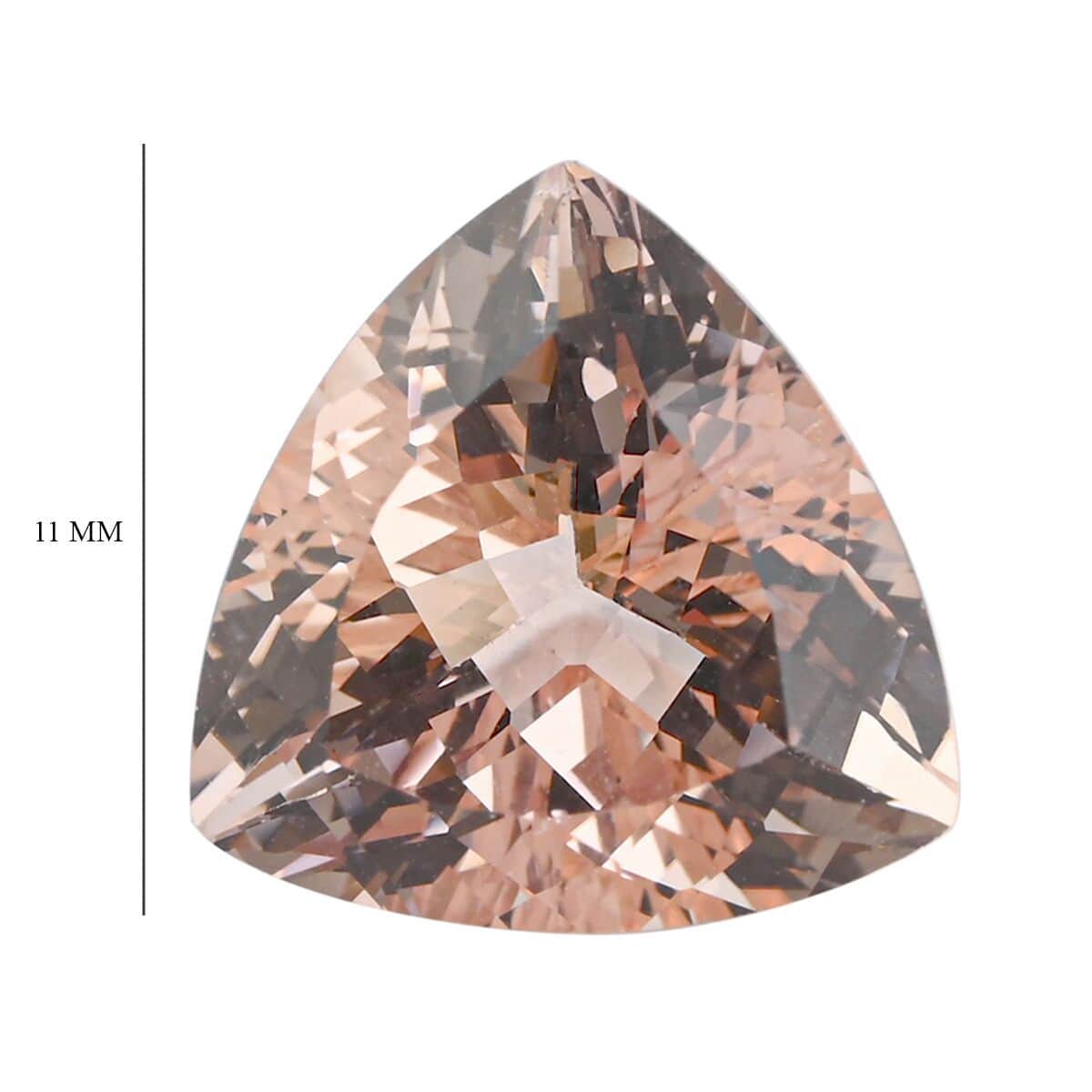 AAAA Marropino Morganite (Trl 11 mm) 4.00 ctw image number 3