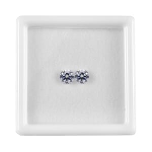 Value Buy Moissanite Set of 2 (Rnd 5 mm) 0.85 ctw