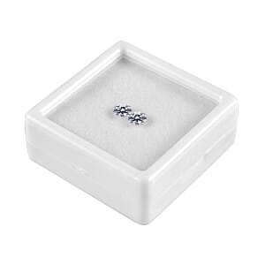 Moissanite Set of 2 (Rnd 5 mm) 0.85 ctw